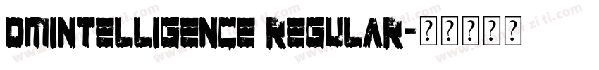 DMIntelligence Regular字体转换